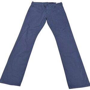 NEW AG Everett Slim Straight Leg Pants Men's Italian Stretch Sateen, Sz 34 x 34